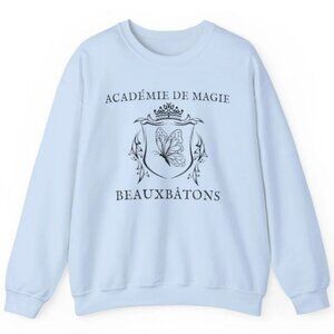 Beauxbaton Sweatshirt | Wizarding World School | Magical Wands Brooms |